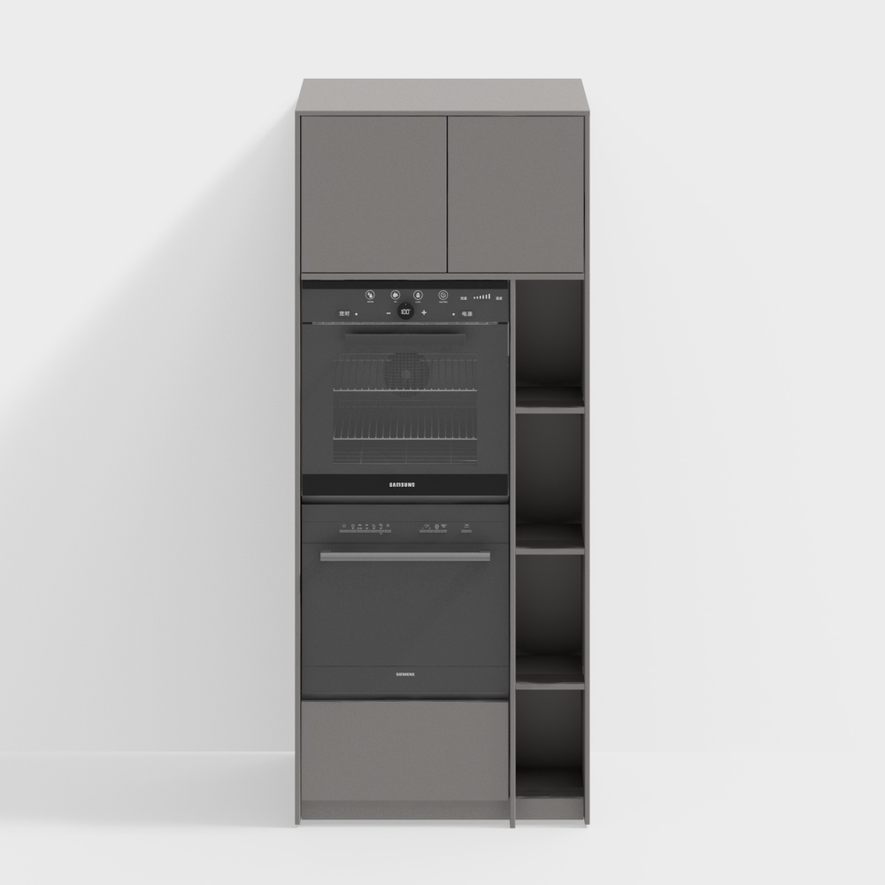 Gabinete para electrodomésticos de cocina moderno