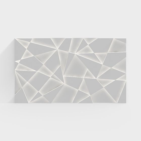 Geometric Light 3D model for Creative Projects