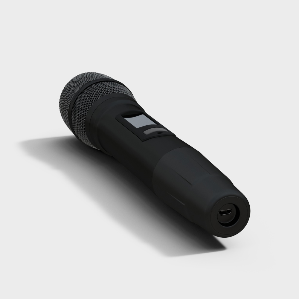 Modern metal wireless microphone