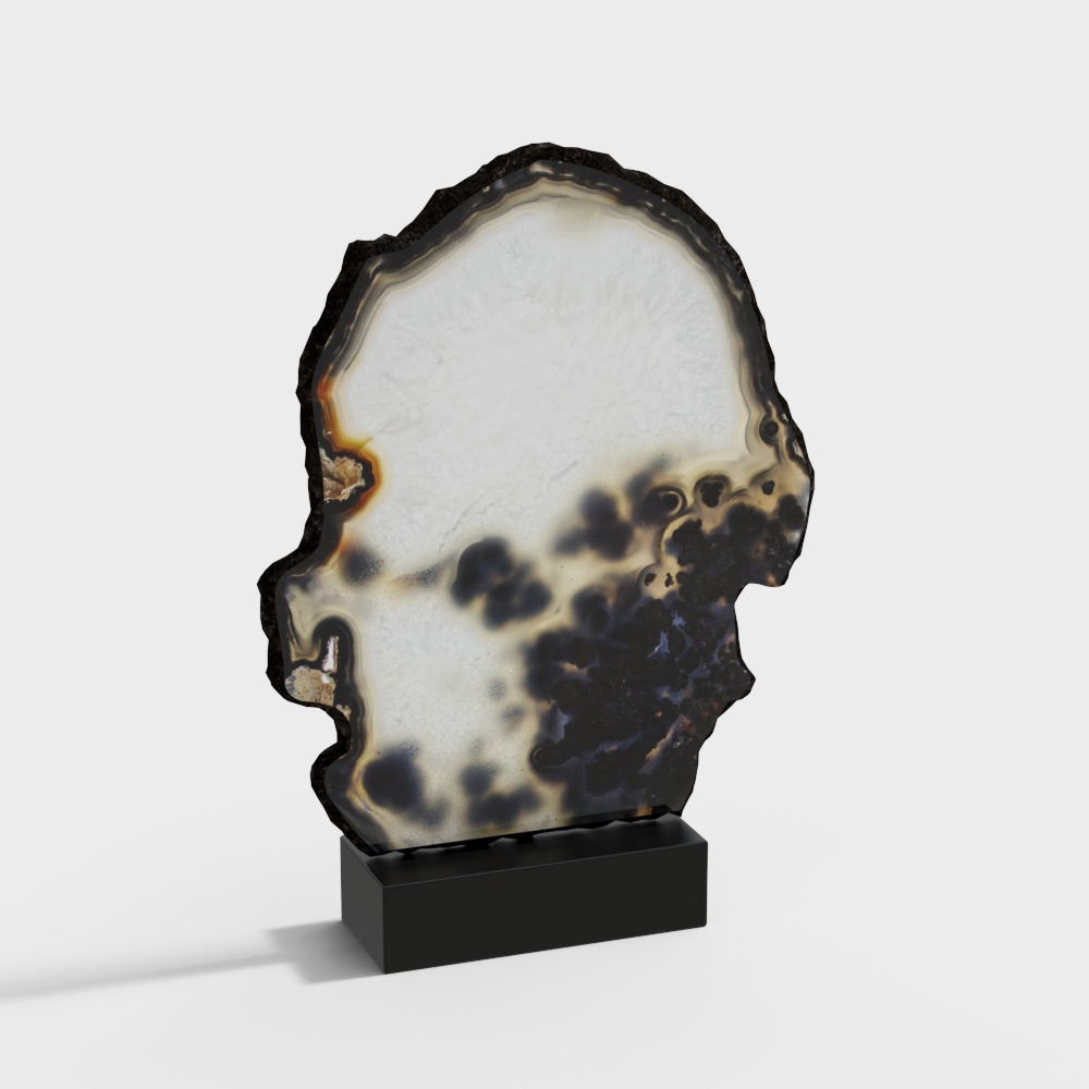 Ghost Stone 3D model - Unique Low Poly Design