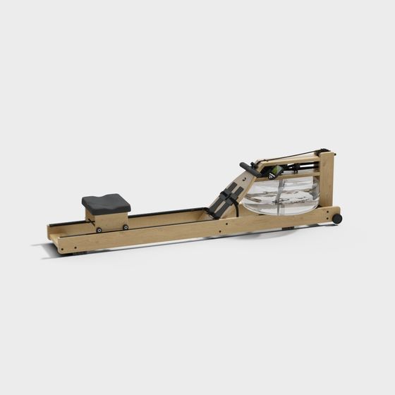 Versatile Water Rowing Machine 3D model for Fitness
