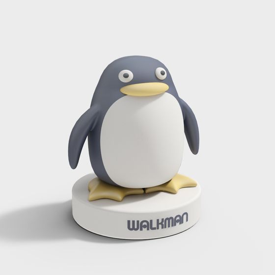 Adorable Pingu 3D model for Playful Projects