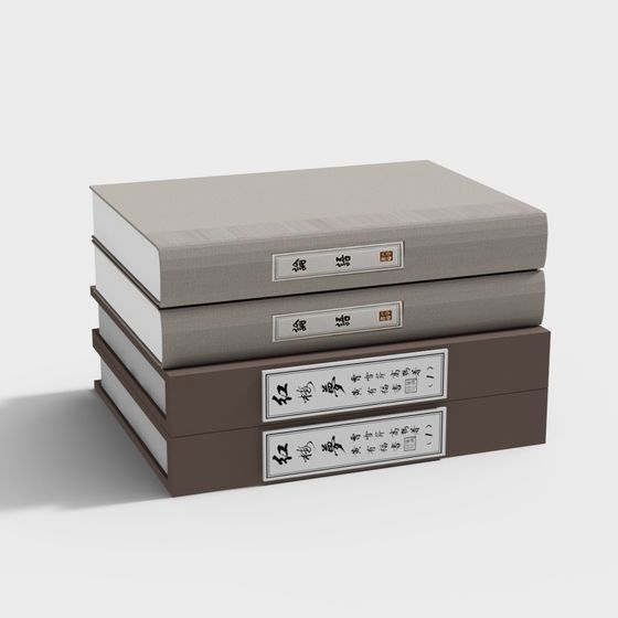 Classic Text Collection 3D model for Creative Projects