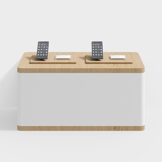 Modern Minimalist Display Cabinet 3D model