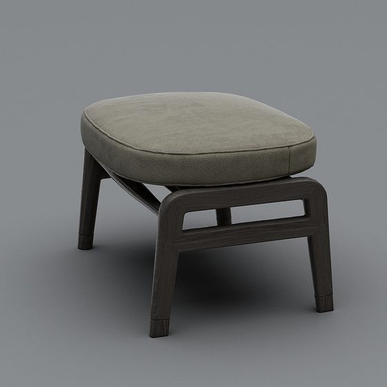Comfortable Small Stool 3D model