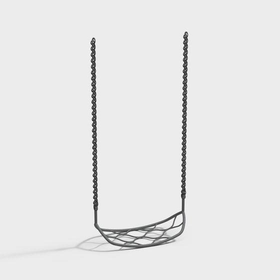 Suspended Swing 3D model - Nature and Art Harmony