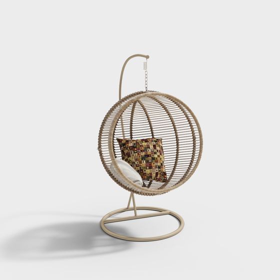 เก้าอี้แขวนในห้องนอน