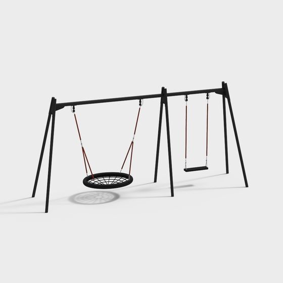 Swing Set 3D model for Creative Use