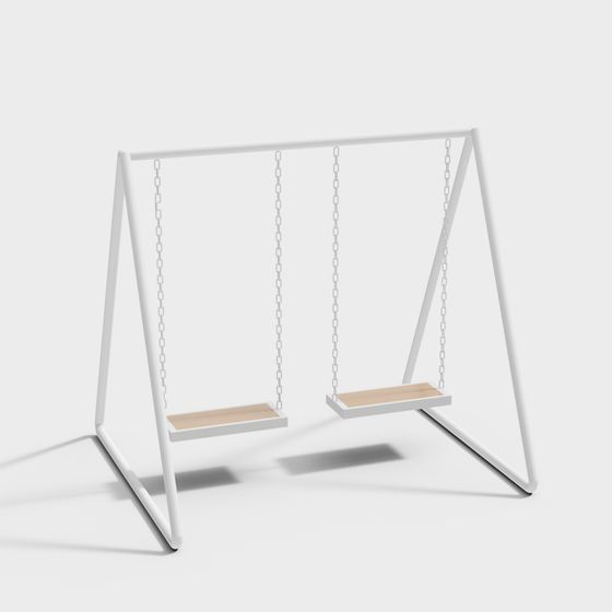 Minimalist Double Swing 3D model