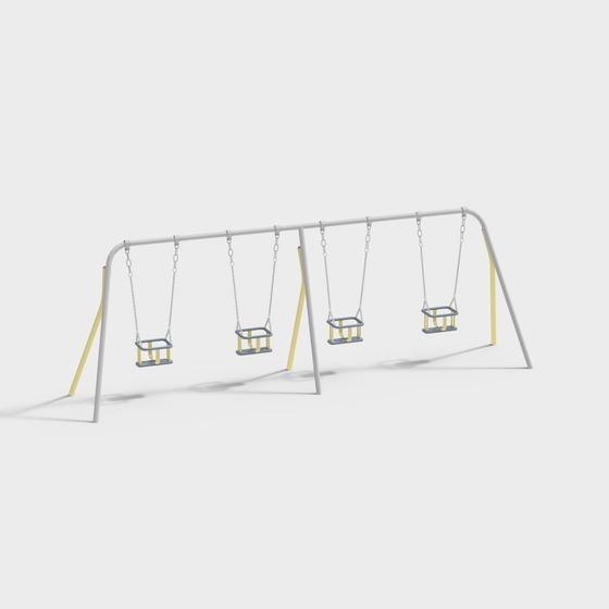 Playful Swing Set 3D model for Creative Projects