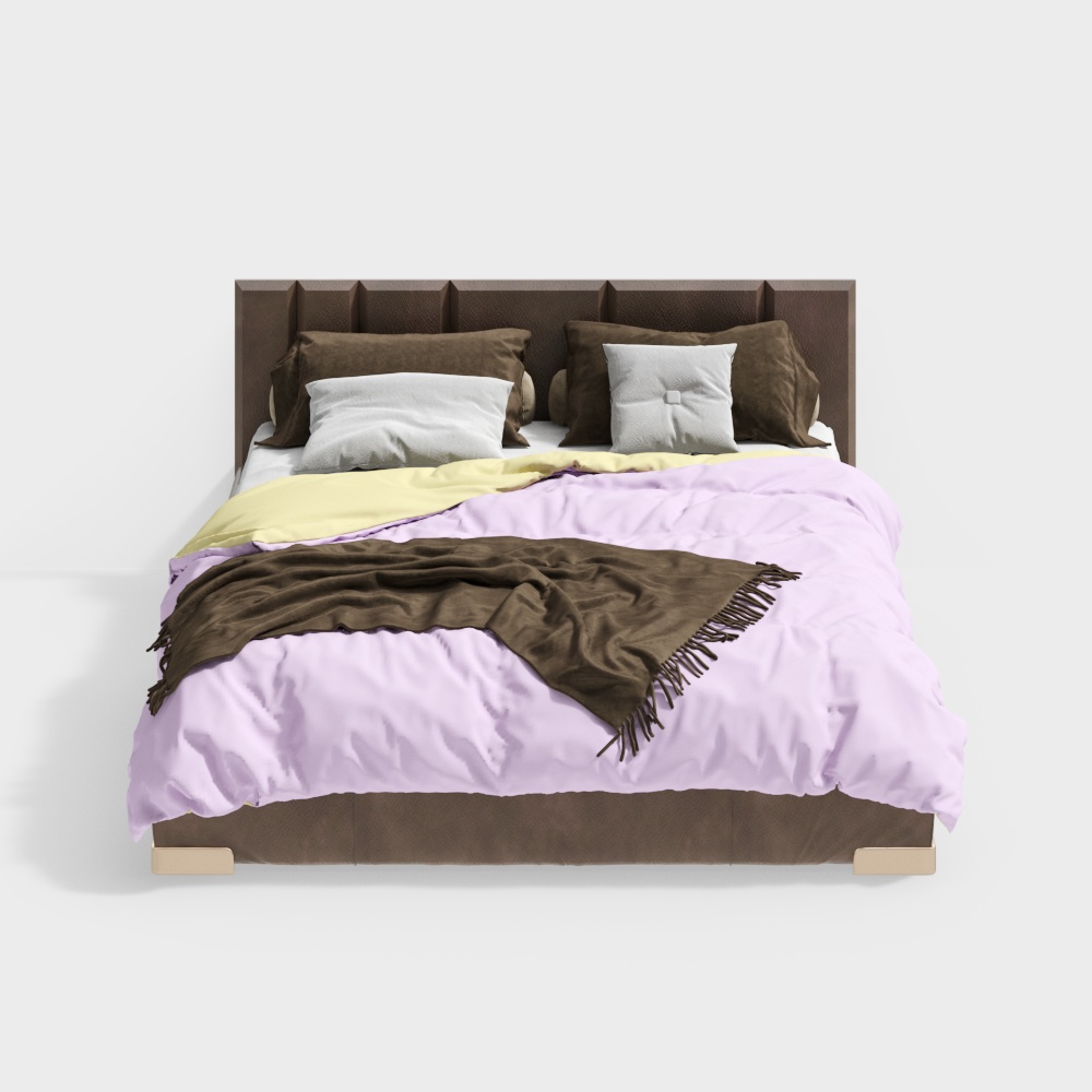 Double bed modern style