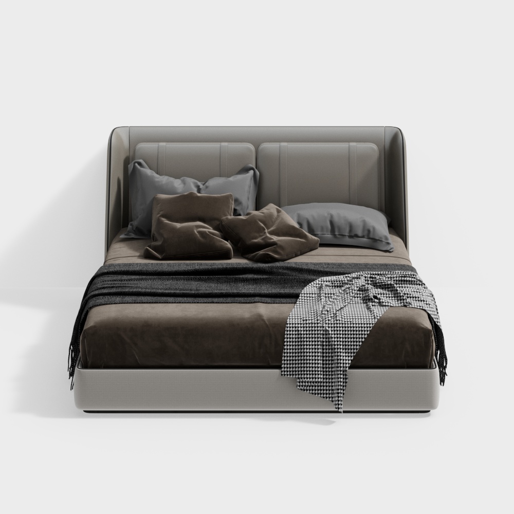 Double bed modern style