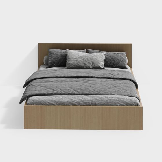 雙人床現代風格