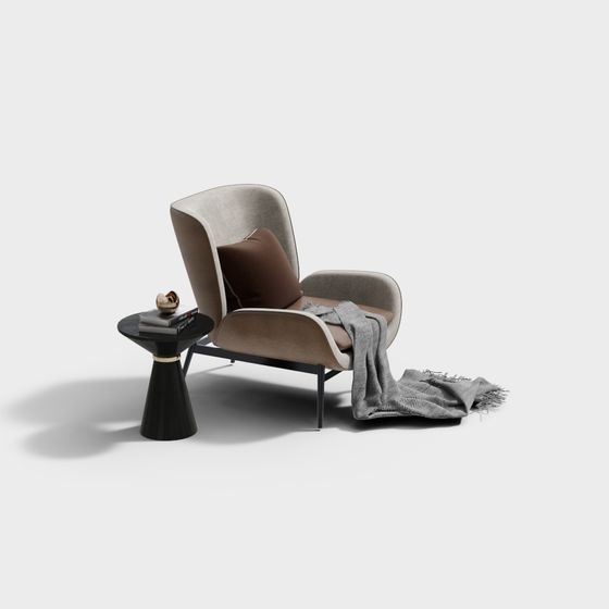 Comfortable Sofa 3D model for Modern Interiors