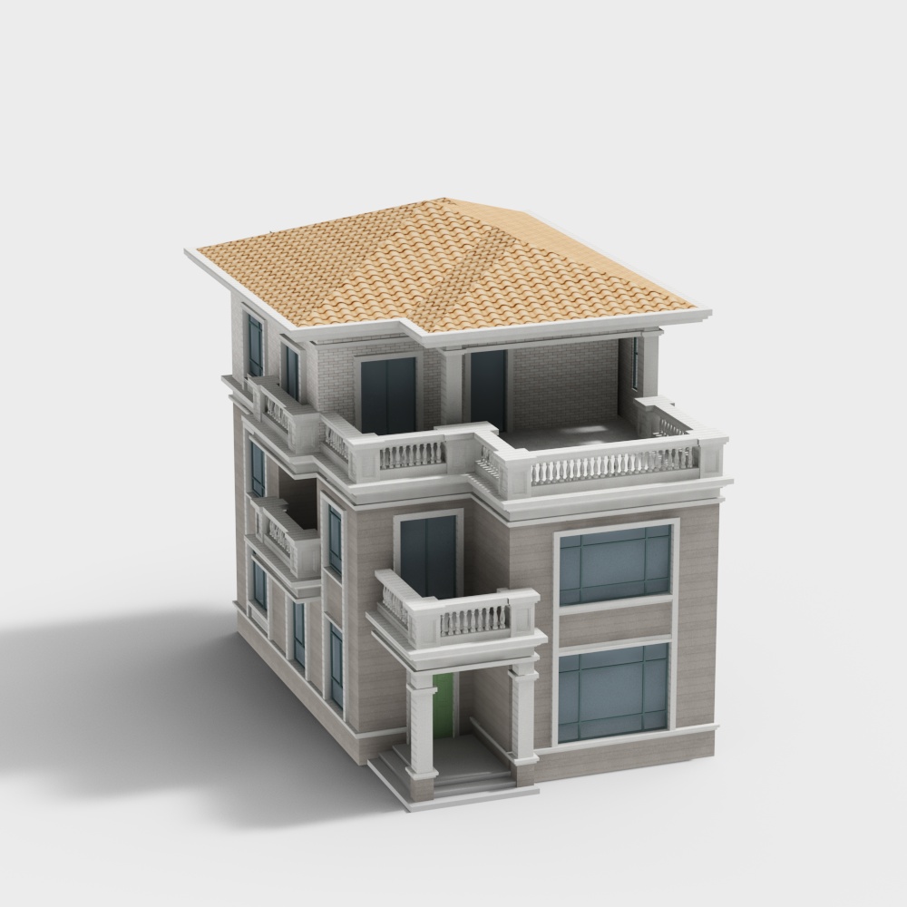 3階建てのヴィラ