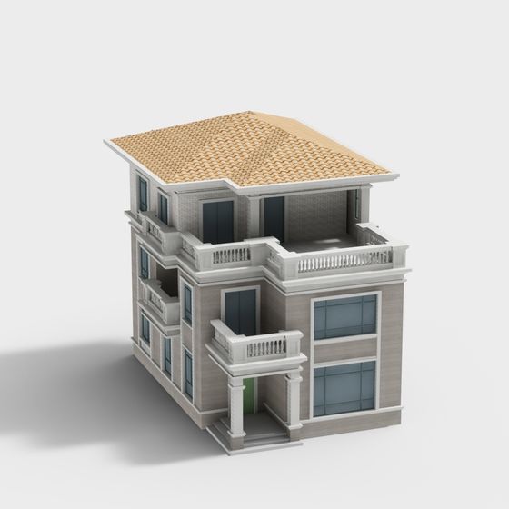 3階建てのヴィラ