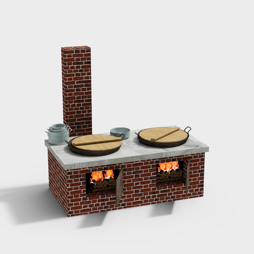 เตาแบบชนบท