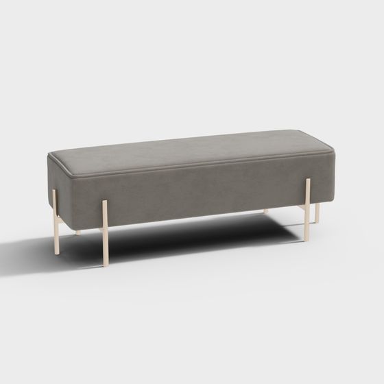 Modern Urban Bench 3D model