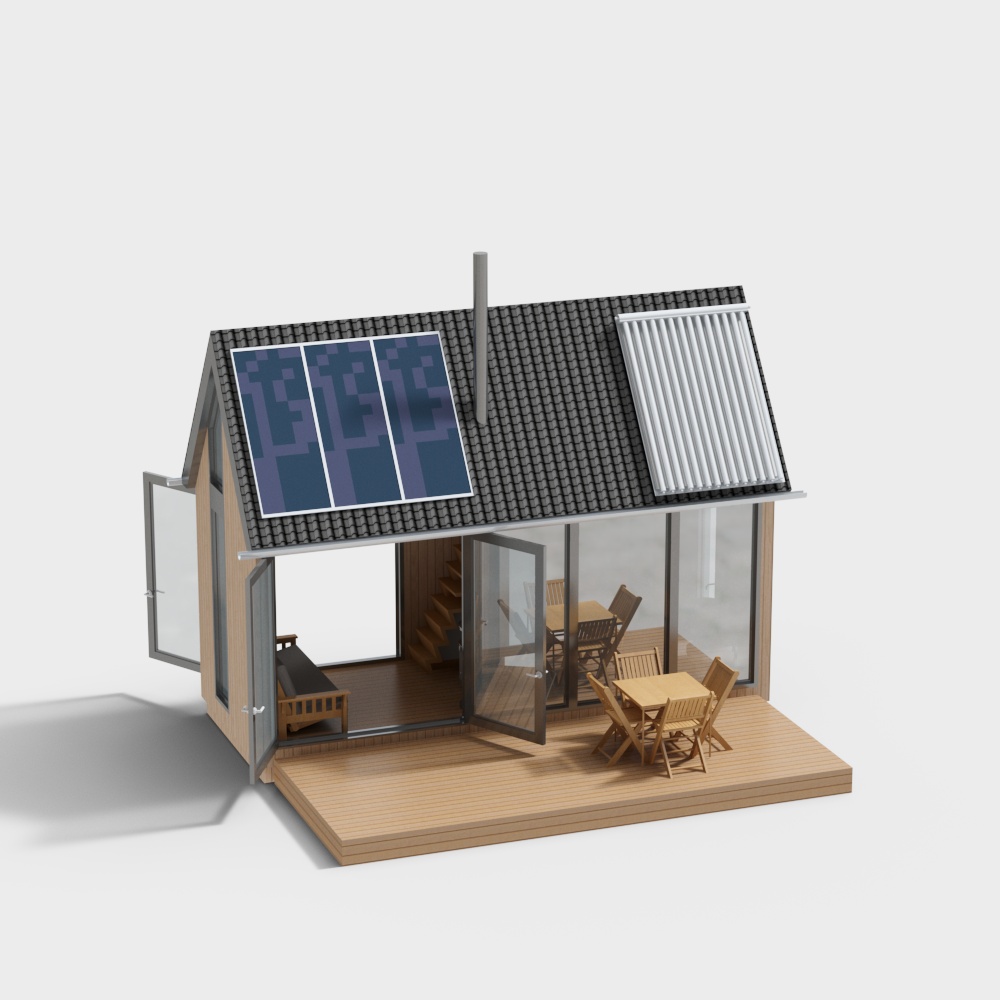 amusement park cabin