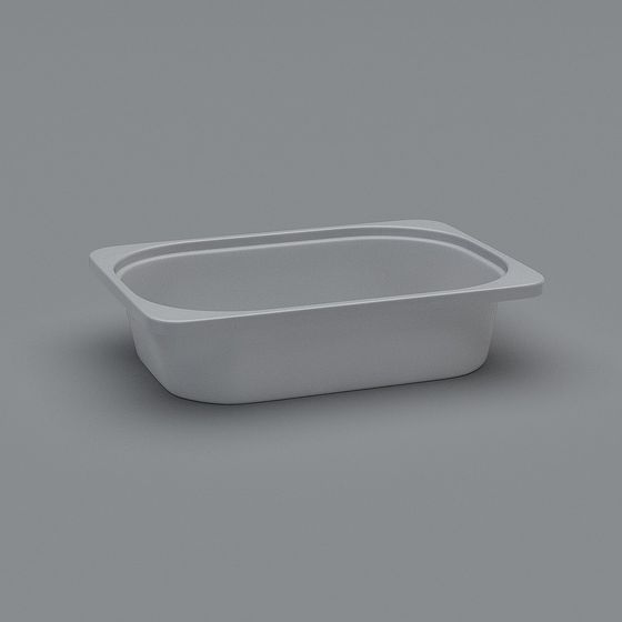 Streamlined Baking Dish 3D model