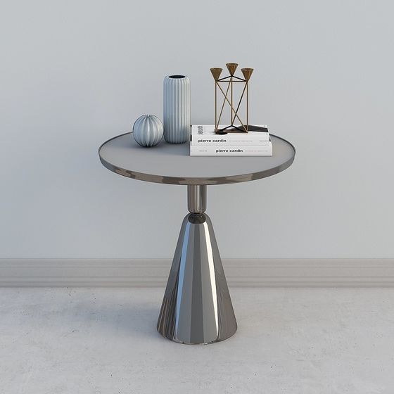 Elegant Cone Table 3D model for Contemporary Interiors