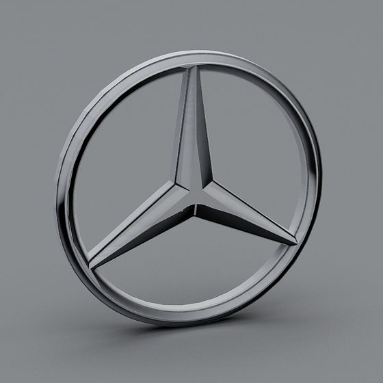 Mercedes-Benz Logo 3D Model