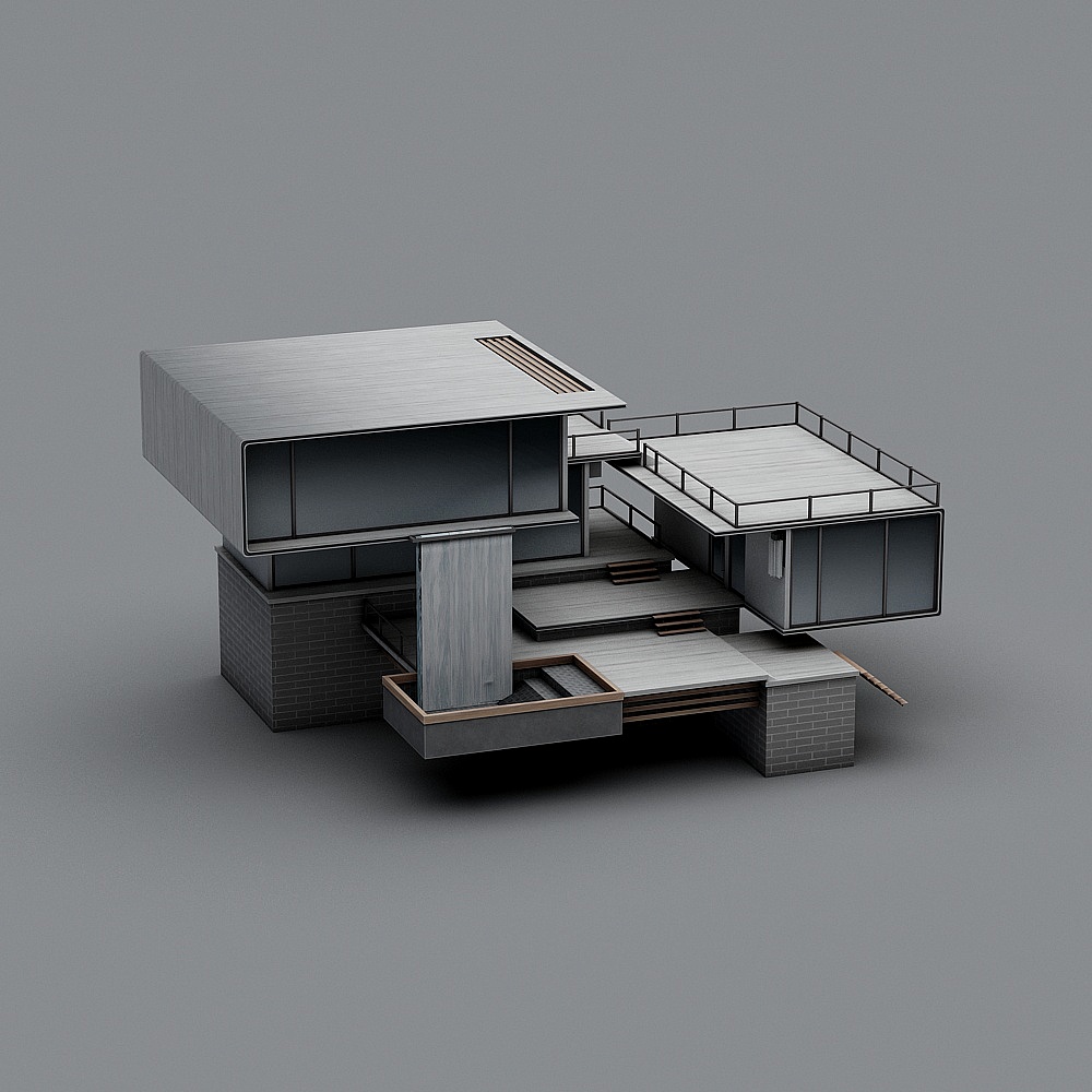 Maison de style ranch moderne