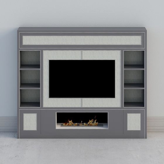 Elegant 3D Model TV Cabinet for Modern Interiors