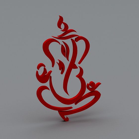 Ganesha Statue 3D model for Creative Projects