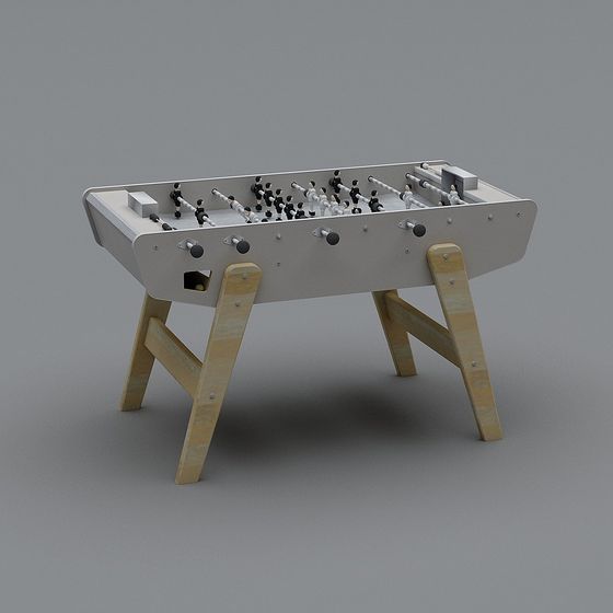 Modern Minimalist Foosball Table 3D model