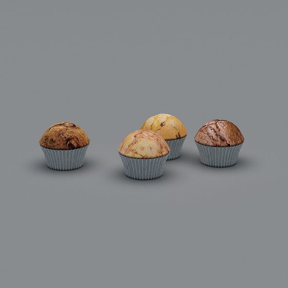 Mini Muffins 3D model