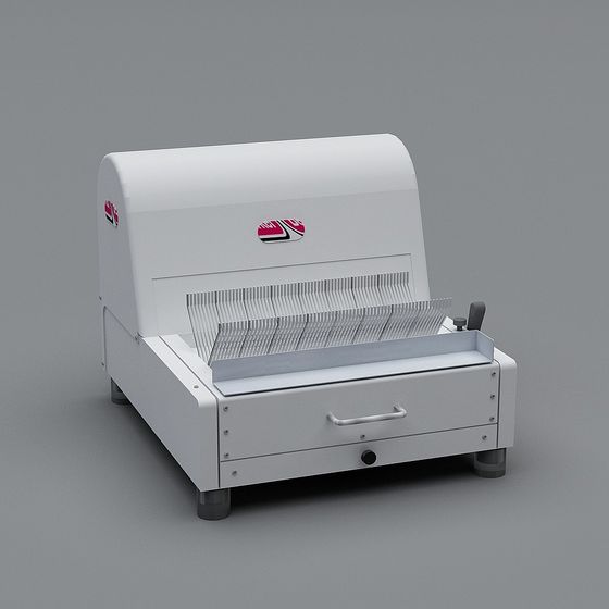 Industrial-Inspired 3D Book Spine Cutting Machine Model