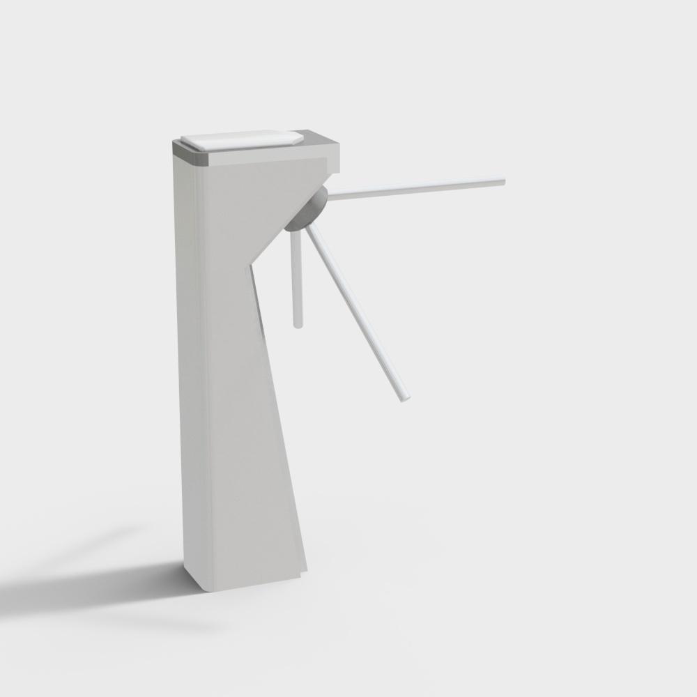 Modern gate at security checkpoint