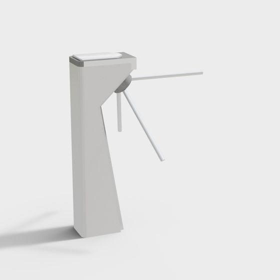 Smart Turnstile 3D Model Design