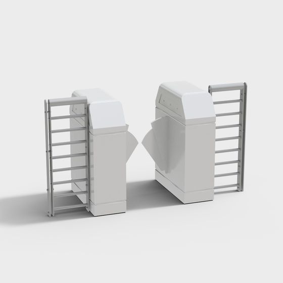 Swing Door 3D model - Modern Minimalist Design