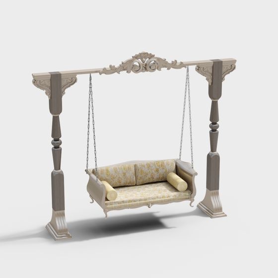 Vintage Hanging Chair 3D model