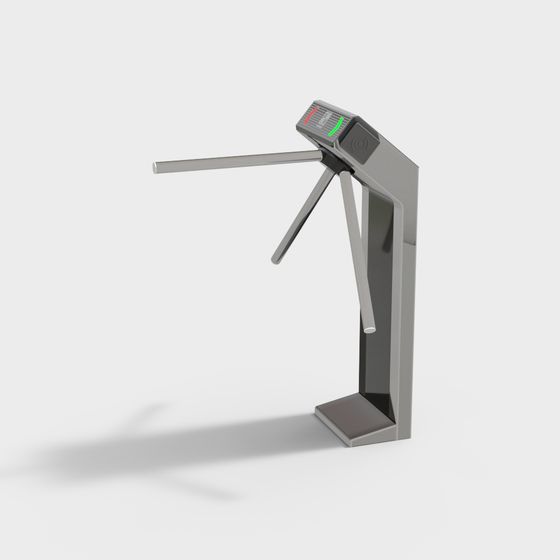 Smart Turnstile 3D Model for Modern Urban Design