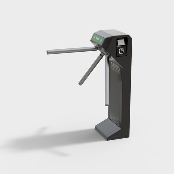 Futuristic Smart Turnstile 3D model