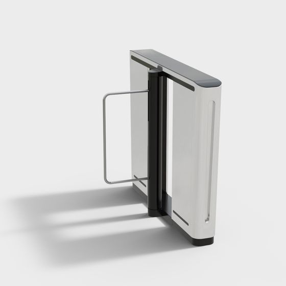 Modern Smart Turnstile 3D Model