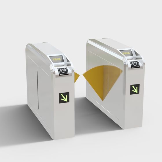 Smart Turnstile 3D model for Modern Design