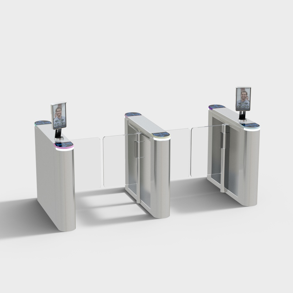 Smart Turnstile 3D model