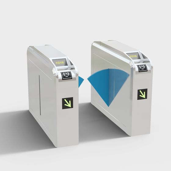Futuristic Smart Turnstile 3D model