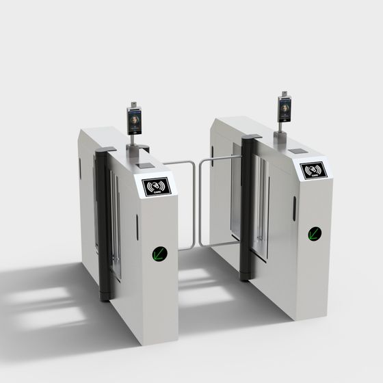 Futuristic Smart Turnstile 3D model