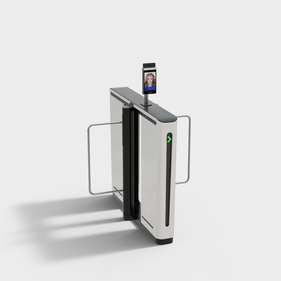 Futuristic Smart Turnstile 3D model