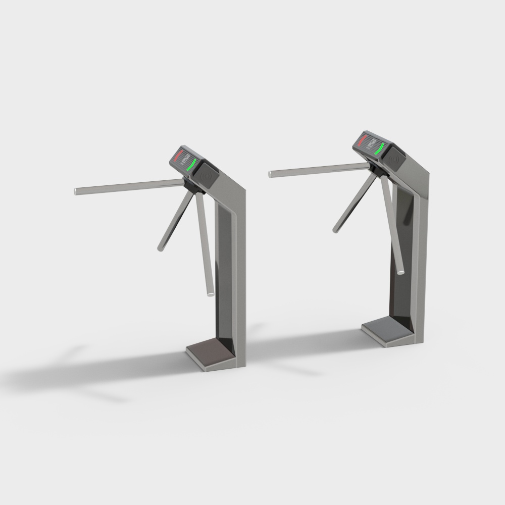 Shopping mall modern turnstile