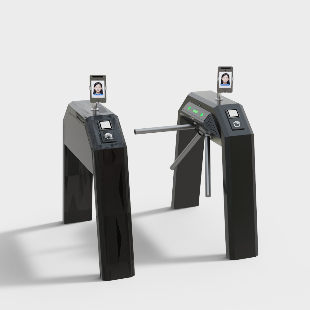 Hotel modern turnstile