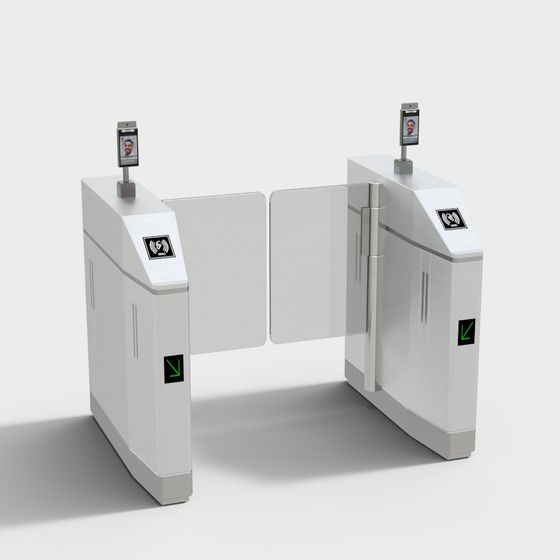 High-Detail Smart Gate 3D model