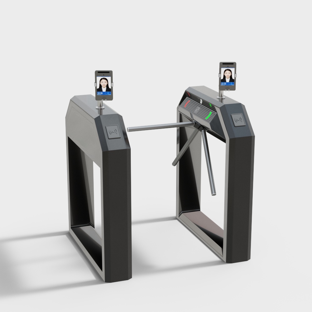 Museum modern turnstile