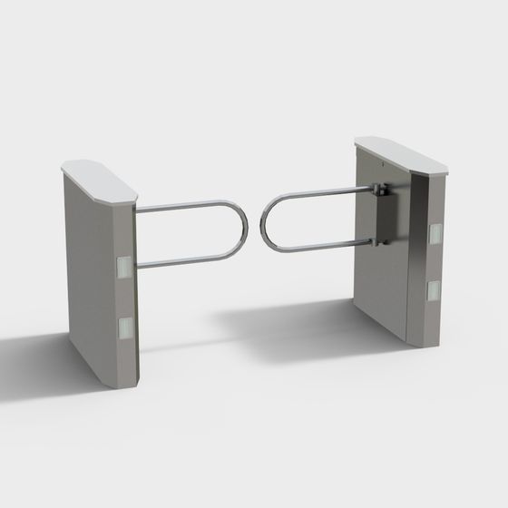 Contemporary Rotating Door 3D model