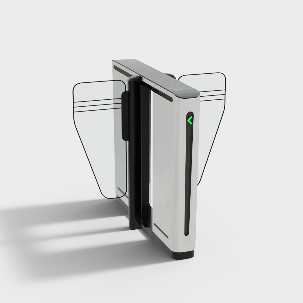 Office building modern turnstile